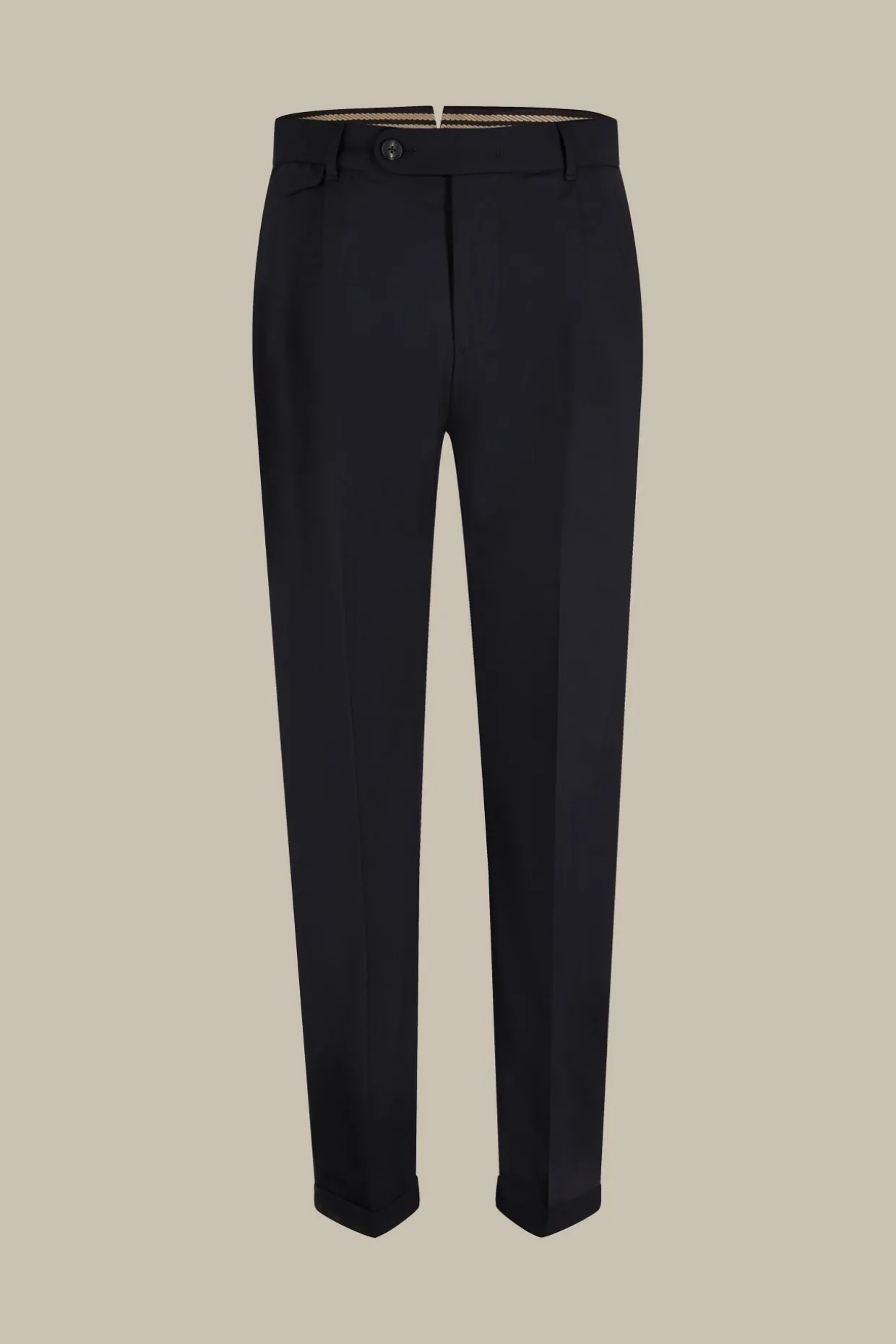 Baukasten-Hose Serpo Mit Bundfalte Und Umschlag In