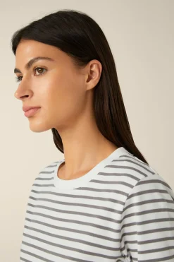 Baumwoll-Interlock-T-Shirt In