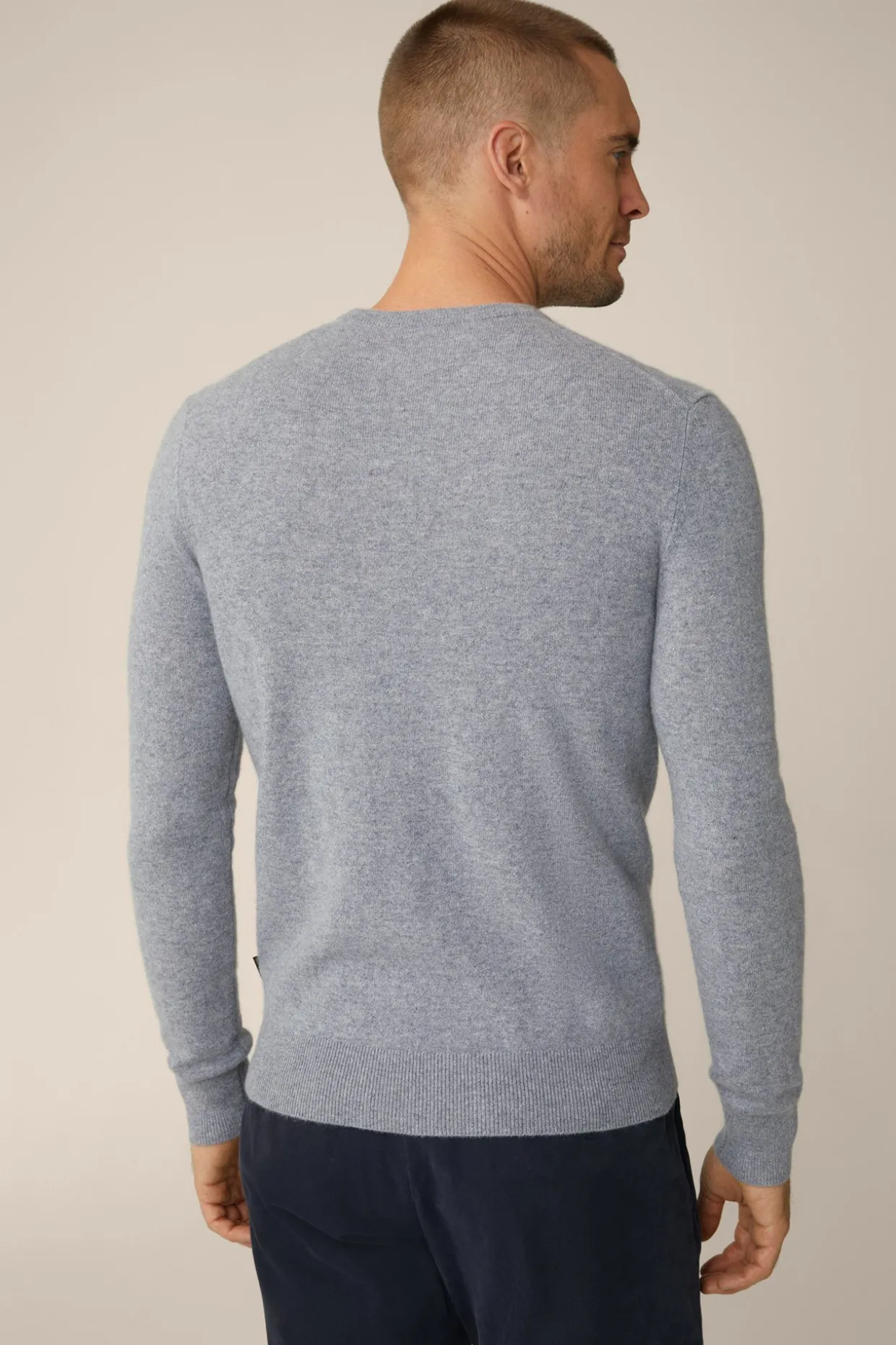Cashmere-Rundhals-Pullover Cashmono In