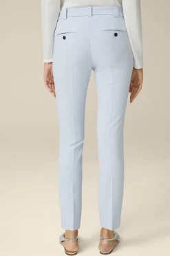 Crepe-Anzug-Hose In