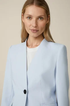 Crepe-Blazer In