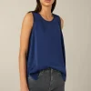 Crepe-Blusen-Top In