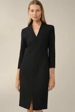 Crepe-Etui-Kleid In