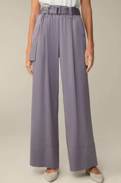Crepe-Palazzo-Hose In