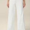 Gabardine-Palazzo-Hose In