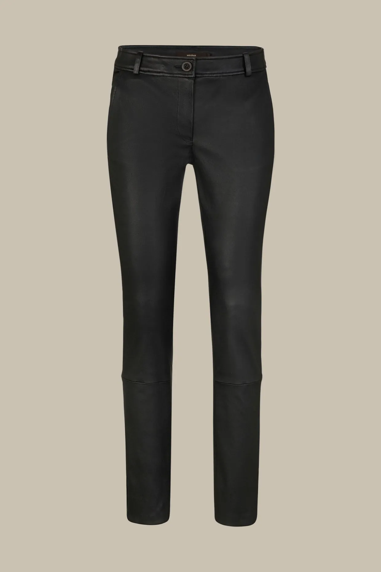 Lammnappa-Leder-Hose In