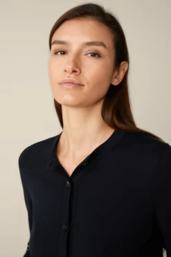 Merino-Strick-Cardigan In