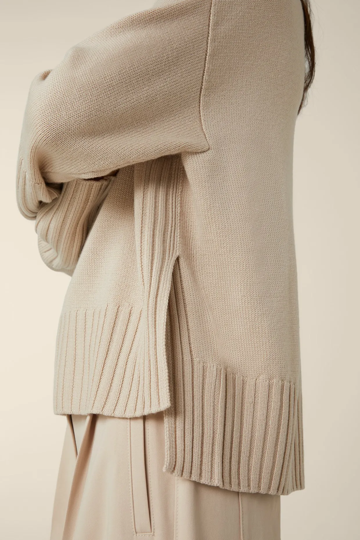 Merino-Strick-Pullover In