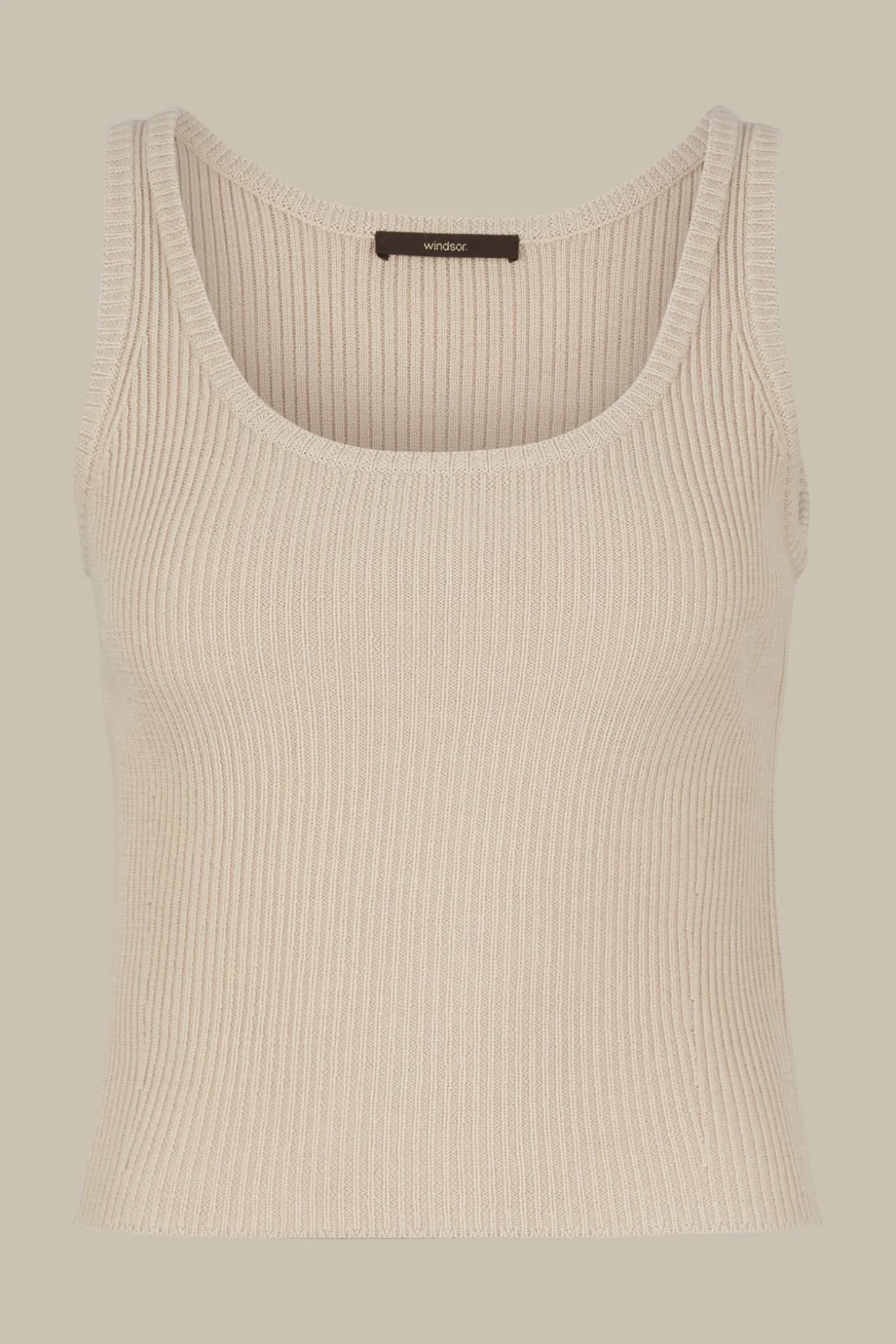 Merino-Strick-Top In