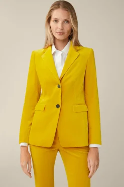 Samt-Blazer In