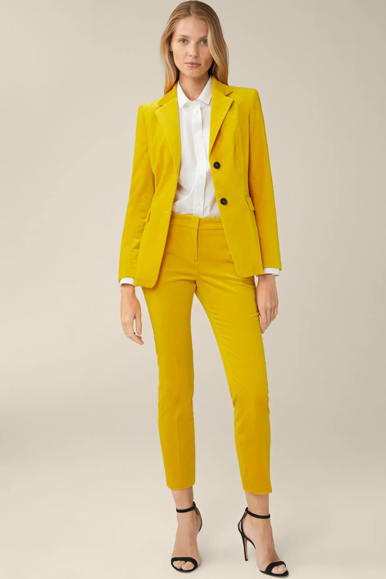 Samt-Blazer In
