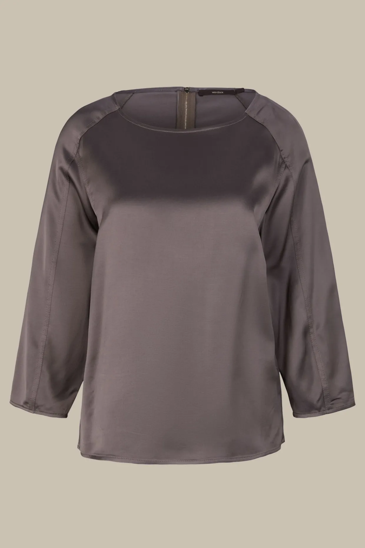 Satin-Bluse In