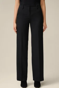 Schurwoll-Marlene-Hose In
