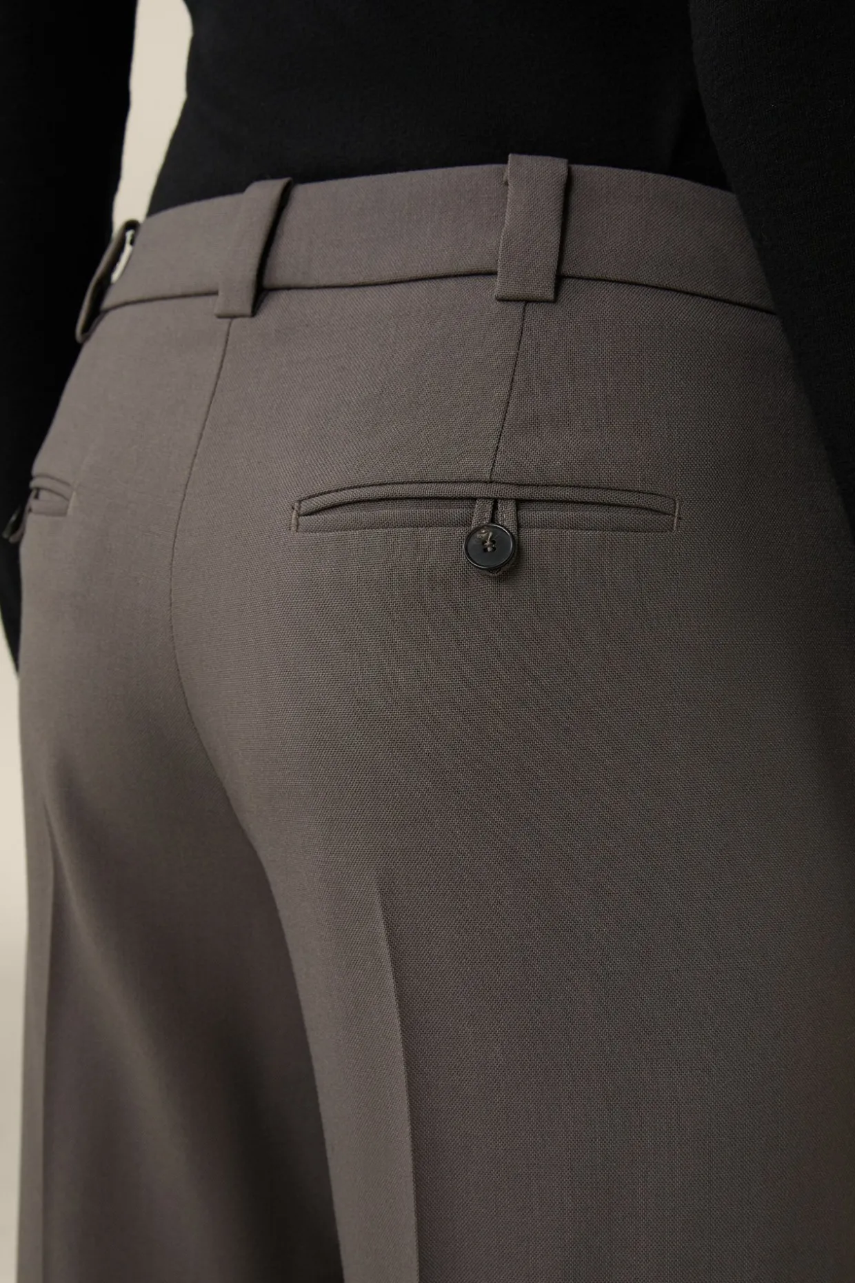 Schurwoll-Marlene-Hose In