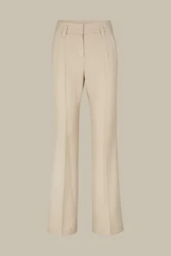 Schurwollmix-Twill-Marlene-Hose In