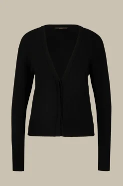 Schurwoll-Seidenmix-Cardigan In