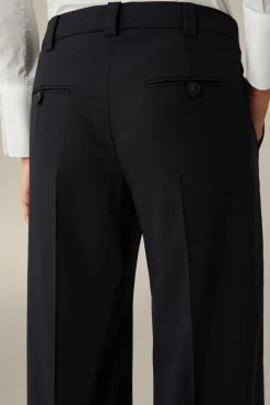 Schurwoll-Stretch-Anzug-Hose In