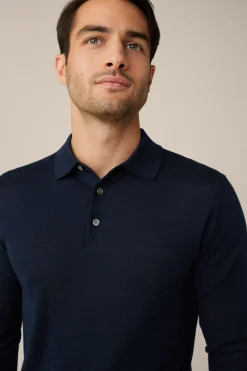 Strick-Poloshirt Nando Mit Seide Und Cashmere In