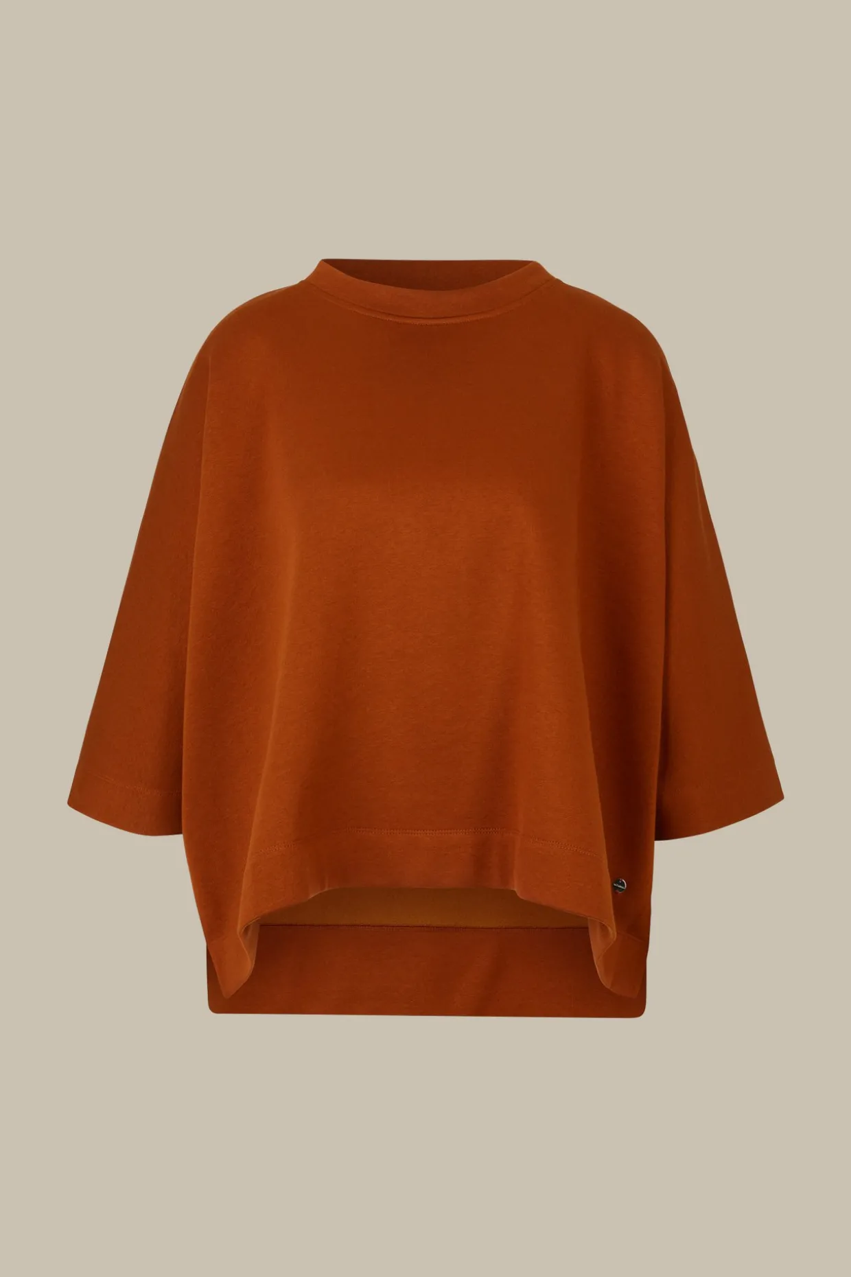 Sweat-Pullover, Oversized, In Kupfer