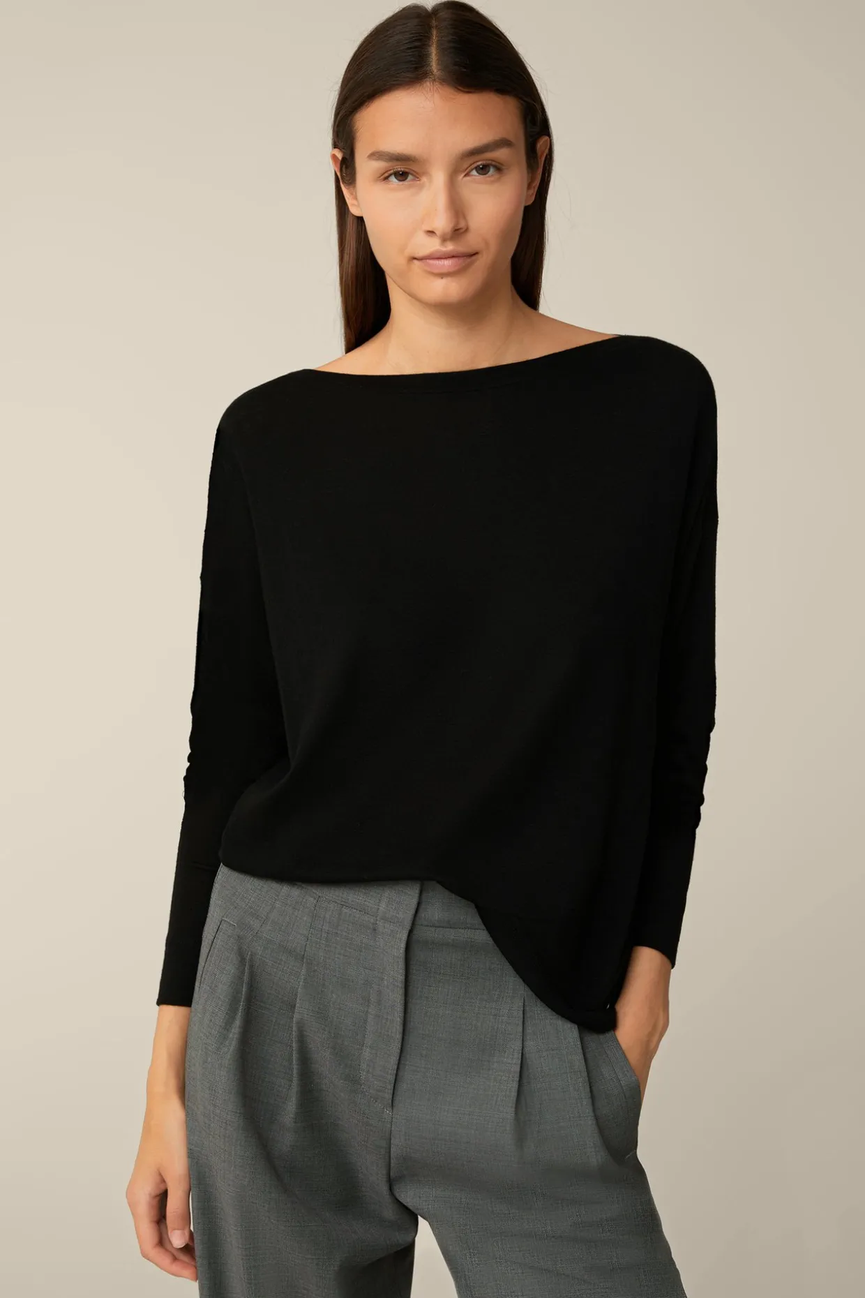Tencel-Wollstretch-Shirt In