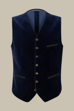 Trachten-Weste Isar In Medium Navy