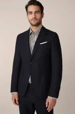 Travel Jersey-Flanell Baukasten-Sakko In