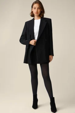 Wollcrepe-Longblazer In