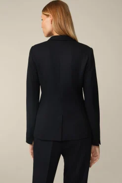 Wolljersey-Blazer In