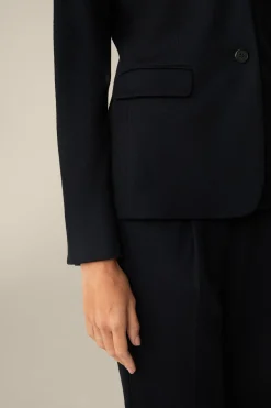 Wolljersey-Blazer In