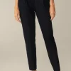 Wolljersey-Bundfalten-Hose In