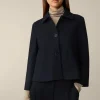 Wolljersey-Kurz-Blazer In