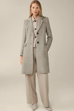 Wollmix-Blazer-Mantel In
