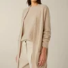 Wollmix-Cardigan Mit Seide Und Cashmere In
